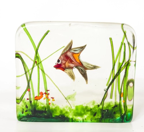 Vintage murano glass fish - vintage,