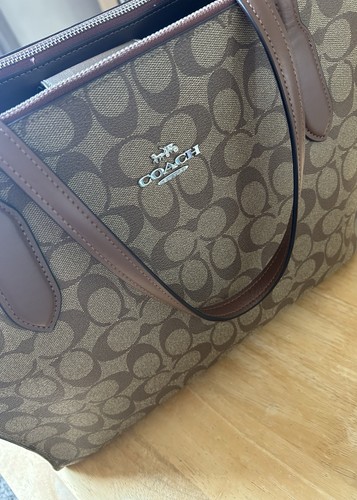 Coach signature tote - signature,