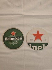 Heineken Beer Mats x2