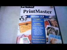 Print Master Silver 12 Video Games PC (2001)