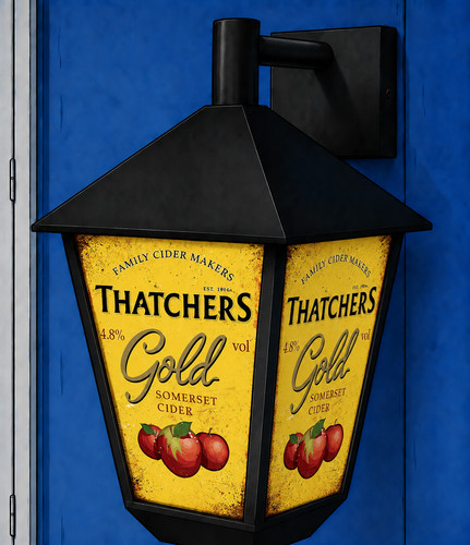 Thatchers cider large wall - cider,