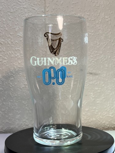 Guinness pint glass zero - glass,