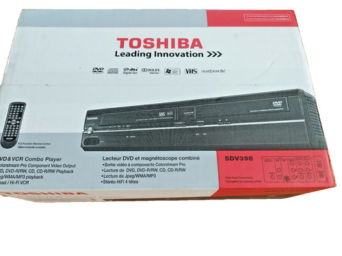 Toshiba v398 dvd player vcr - toshiba,