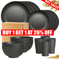 Wheat Straw Camping Tableware