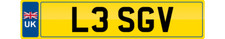 LES LESLEY Private number plate cherished registration personal L3 SGV car reg