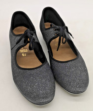 Katz silver sparkle tap shoes