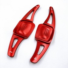 Alloy Car Paddle Shifters Red