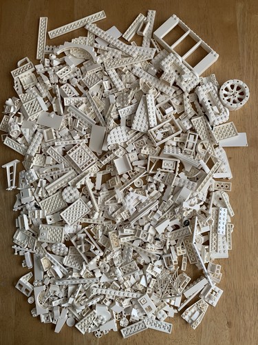 Lego white 1kg bulk - lego,