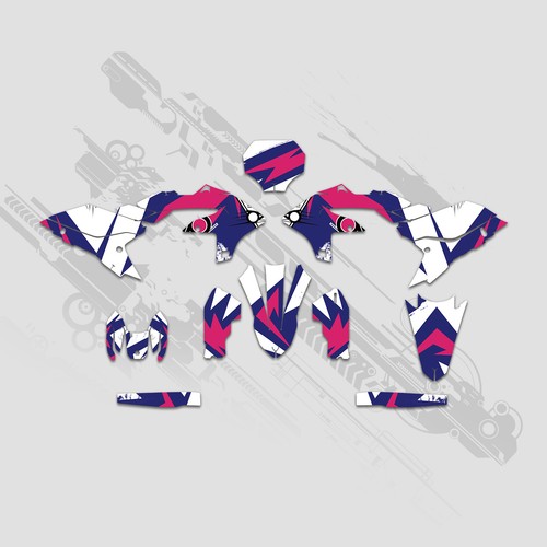 Graphics decals sticker kit - mx,
