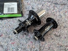Hope Pro 3 Mono 32h Front & Rear Hubs, Black, Shimano Steel Freehub w/48POE Mod!