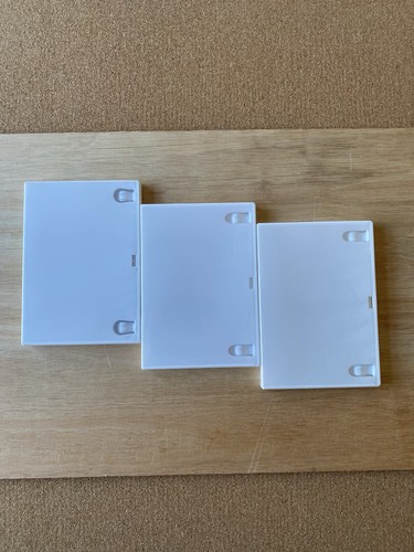 Empty white dvd - dvd, x3