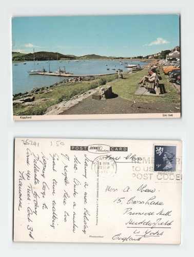 Vintage postcard kippford - postcard,