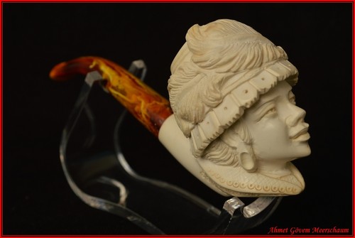 Young lady block meerschaum - young,