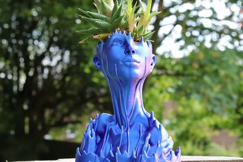 Elegant head planter - elegant, planter,