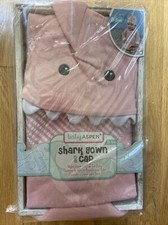 Baby Aspen Shark Gown & Cap