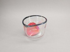 A Svaja Red Orchid Glass