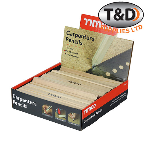 Timco 72pcs carpenters pencils - 72pcs,