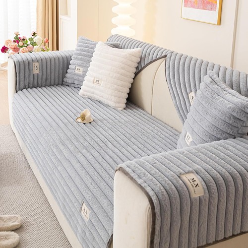 Fuzzy sectional couch - couch, cover