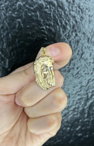 14k gold jesus - 14k, with