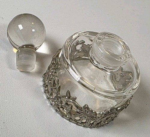 Vintage glass scent bottle - vintage,