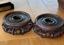 Antique pair chinese carved - antique,