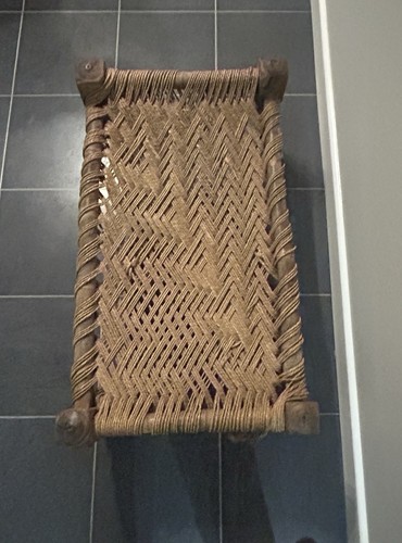 Antique child indian bed - child,