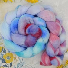 Bluebell Wood Hand Dyed Merino Wool Top 100g Spinning yarn felting fibre bw10