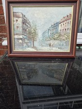 Caroline Burnett Signed Oil