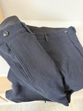 Zara Men velour Slim Fit Navy