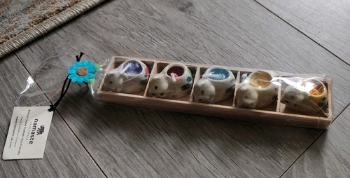 Set mini ceramic cat - 5,
