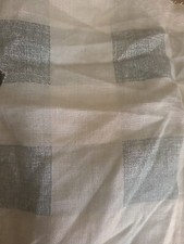 KATE FORMAN BLUE CHECK LINEN