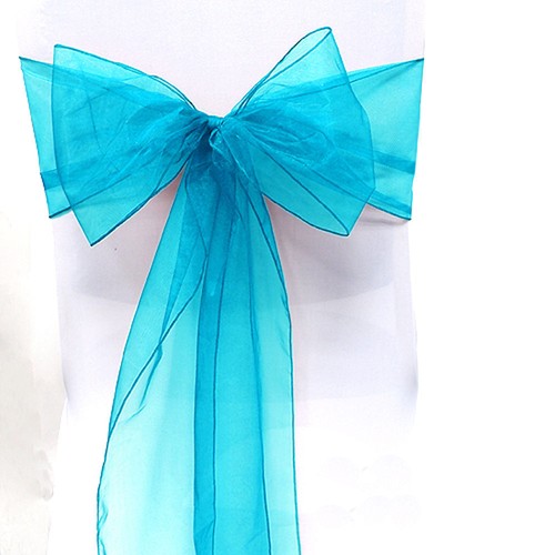 10pcs organza sashes chair - 10pcs,