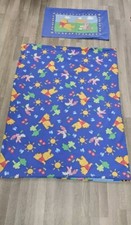 Winnie The Pooh Tigger Eeyore Blue Reversible Single Duvet Cover 54" x 78" 