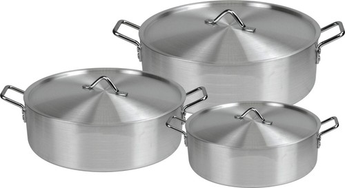 Cookware aluminium set - aluminium,
