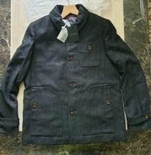 new mens TED BAKER jacket coat overcoat water repellent size 4 uk L RRP £379 b2