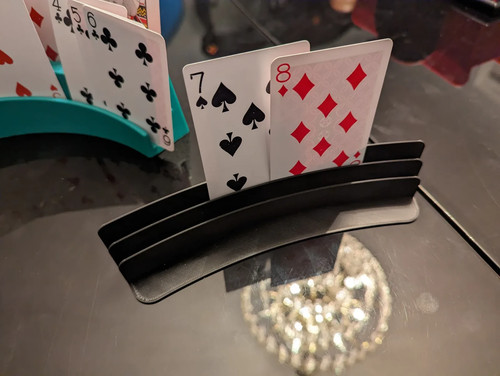 Plastic playing card - plastic, holder