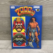 2000 AD Annual 1985 Vintage Sci-Fi Comic Hardback Book Unclipped Price VGC