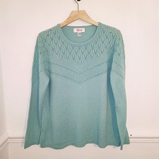 Afibel Womens Green Jumper