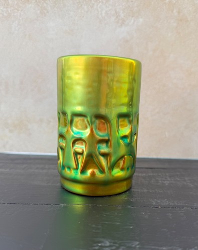 Vintage zsolnay eosin vase - vintage,