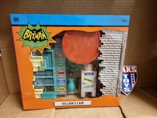 McFarlane DC BATMAN Retro 1966 TV Series VILLAIN'S LAIR Play Set For 6" Figures