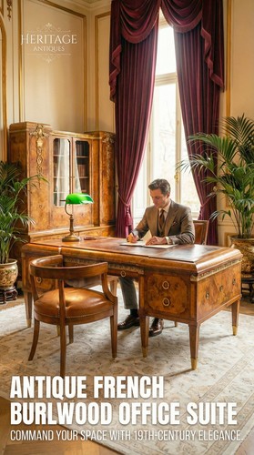 Antique desk office - office, suite