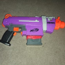 Nerf Gun Fortnite SMG-E Automatic Soft Dart Blaster Purple