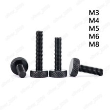 Dacromet Black Iron Knurled