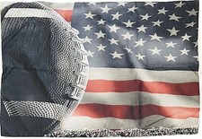 American flag football sheet - football,