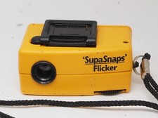 SupaSnaps Flicker 110 cartridge film tiny Yellow camera X013