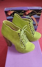 BEBO Lime Suede High Heel