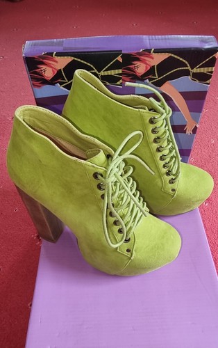 Bebo lime suede - bebo, heel