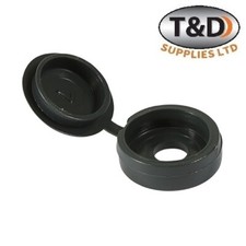Hinged Screw Cover Caps - Plastic Fixing Cap for 4g-8g Screws, Assorted Colours