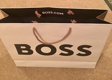 BOSS Beige Paper Gift Shopping