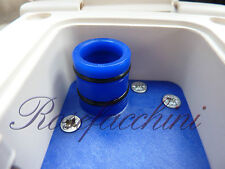 Whale Watermaster Caravan Inlet Socket Water Pump Housing Round Ring Seals Blue